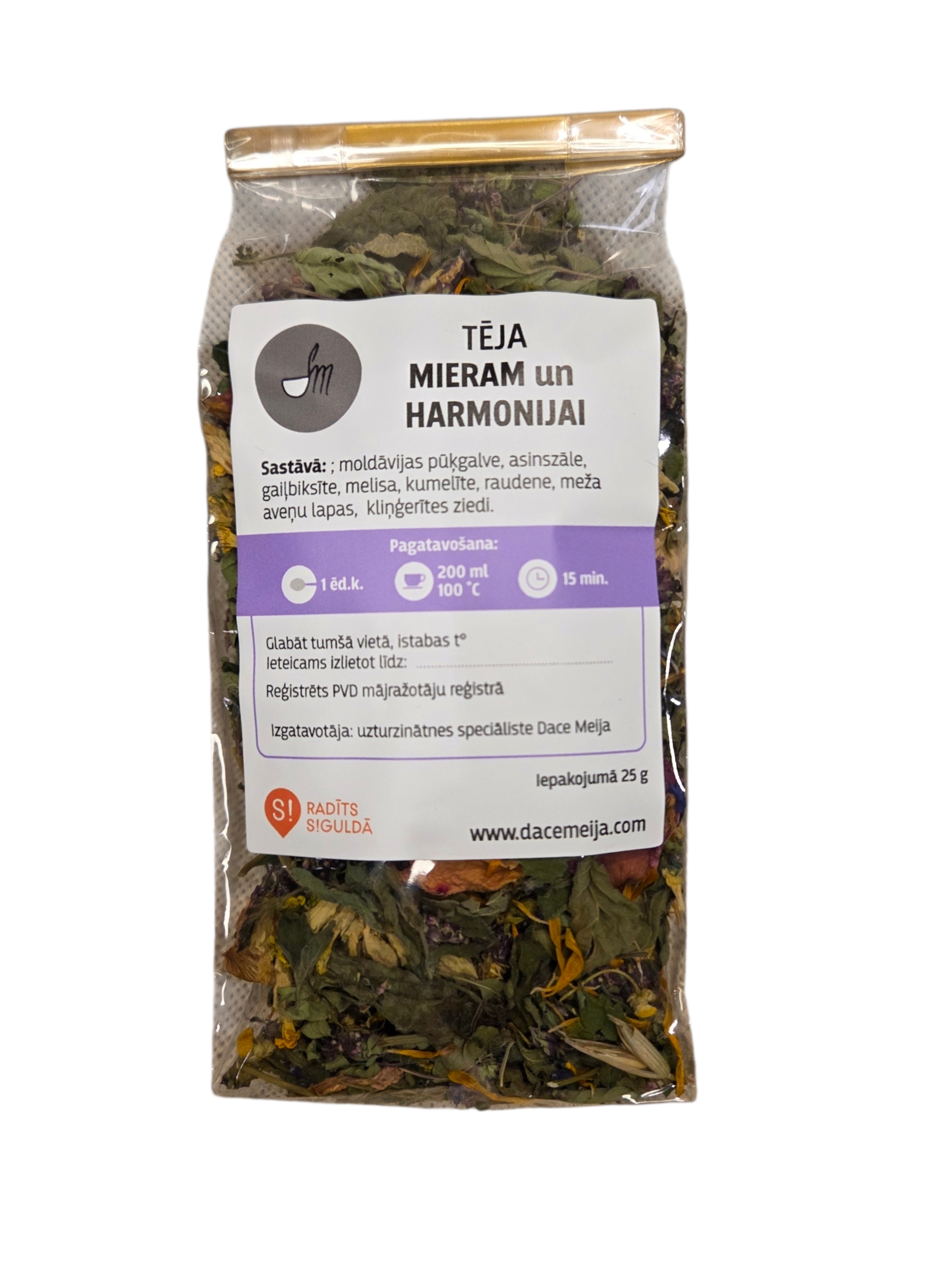 Tēja mieram un harmonijai (25 grami)