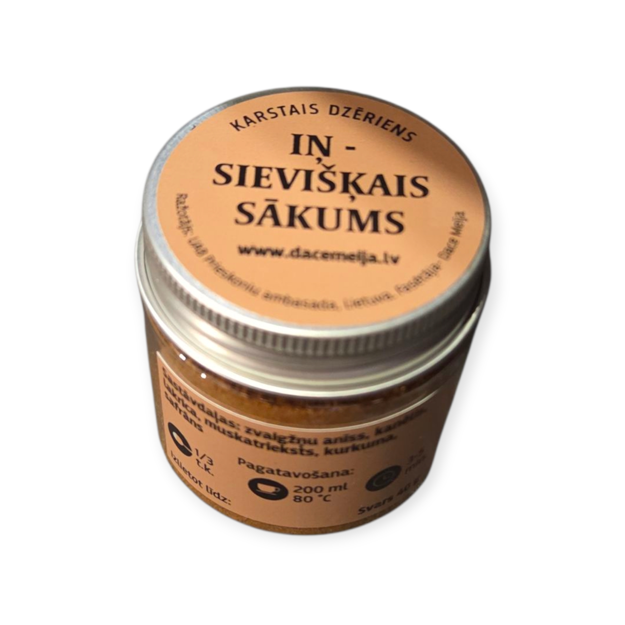 Aromātisks garšvielu dzēriens IŅ SIEVIŠĶAIS SĀKUMS (40 grami)